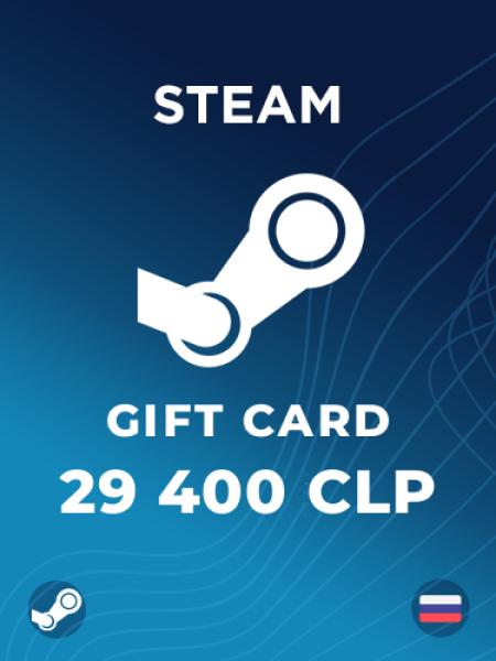 Подарочная карта Steam на 29 400 CLP (Чили)