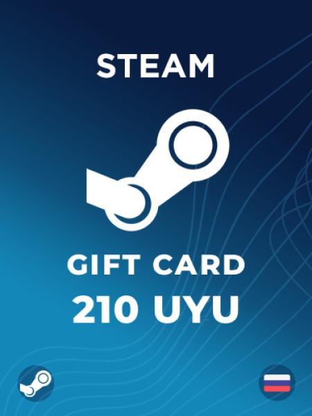 Подарочная карта Steam на 210 UYU (Уругвай)