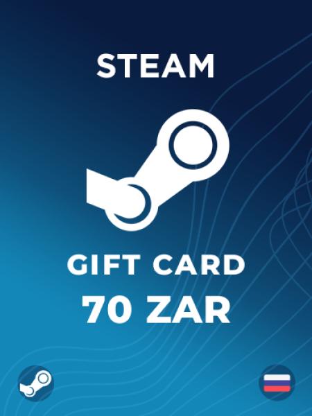 Подарочная карта Steam на 70 ZAR (ЮАР)