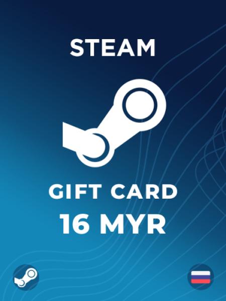 Подарочная карта Steam на 16 MYR (Малайзия)