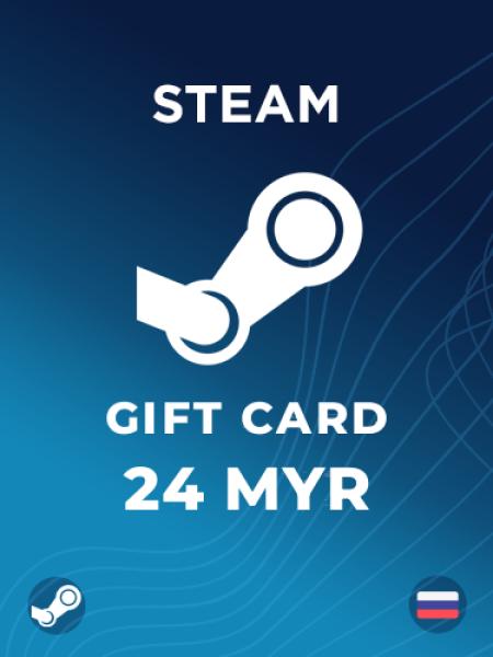 Подарочная карта Steam на 24 MYR (Малайзия)