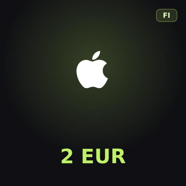 Подарочная карта Apple на 2 евро для Финляндии