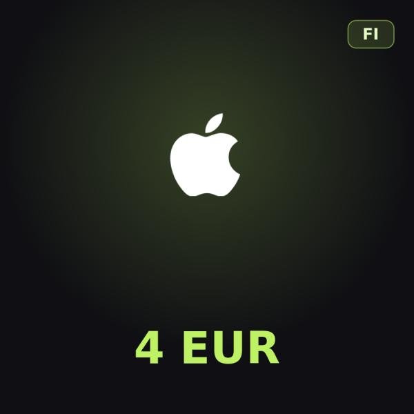 Подарочная карта Apple на 4 евро для Финляндии