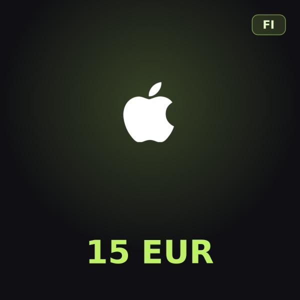 Подарочная карта Apple на 15 евро для Финляндии