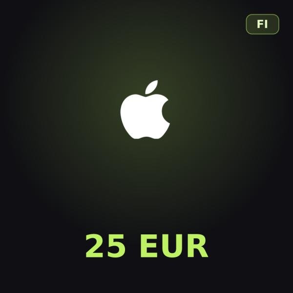 Подарочная карта Apple на 25 евро для Финляндии