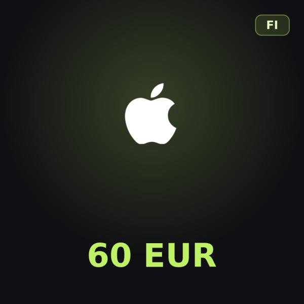 Подарочная карта Apple на 60 евро для Финляндии