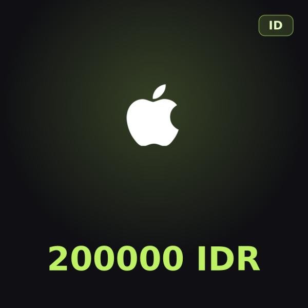 Подарочная карта Apple на 200 000 рупий для Индонезии