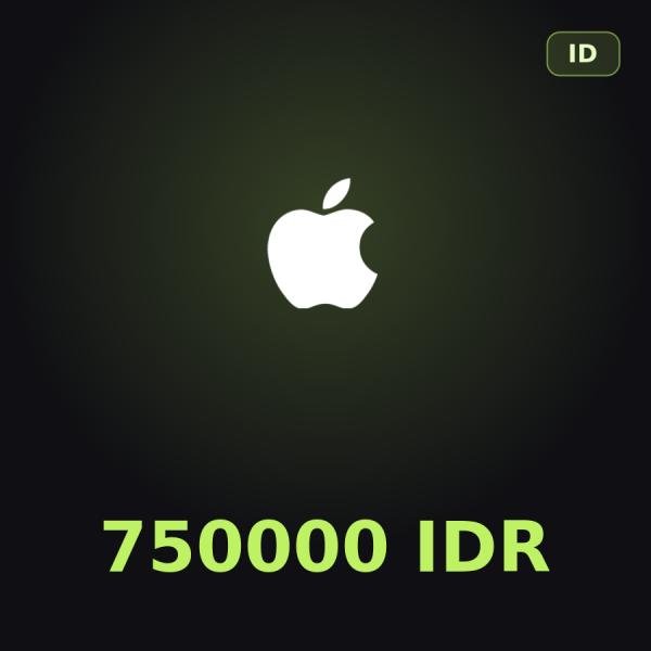 Подарочная карта Apple на 750 000 рупий для Индонезии