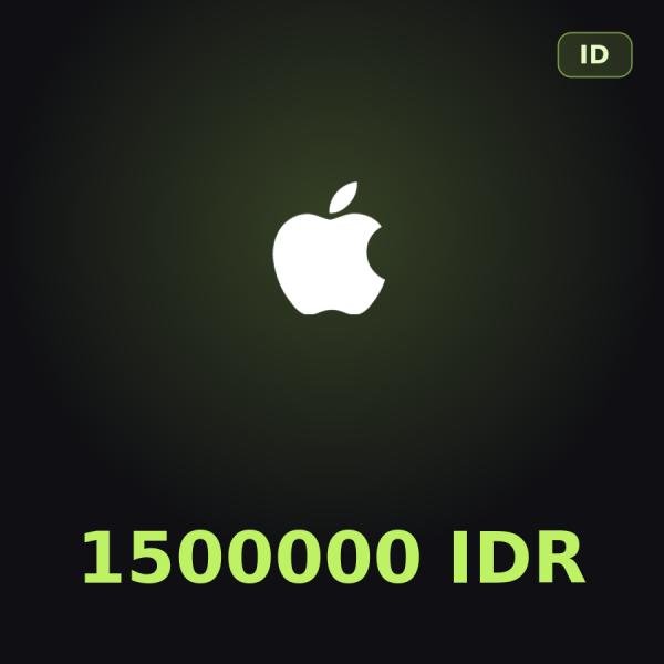 Подарочная карта Apple на 1 500 000 рупий для Индонезии