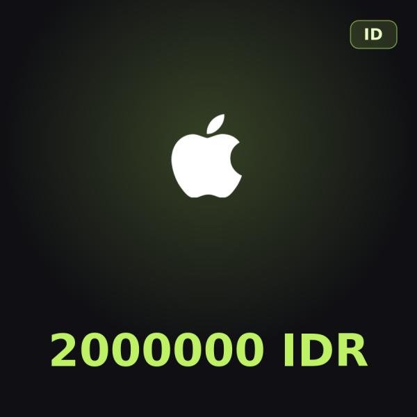 Подарочная карта Apple на 2 000 000 рупий для Индонезии