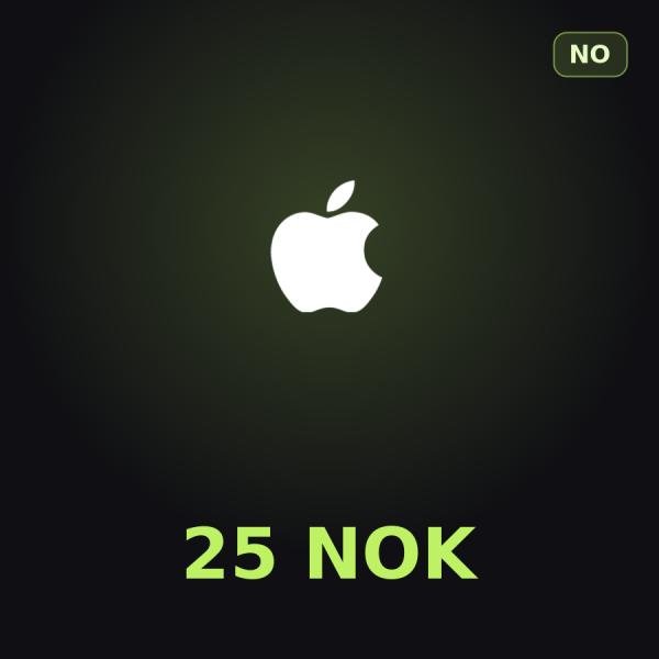 Подарочная карта Apple на 25 крон для Норвегии
