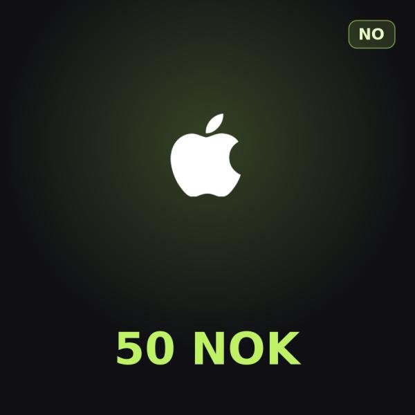 Подарочная карта Apple на 50 крон для Норвегии