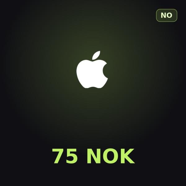 Подарочная карта Apple на 75 крон для Норвегии
