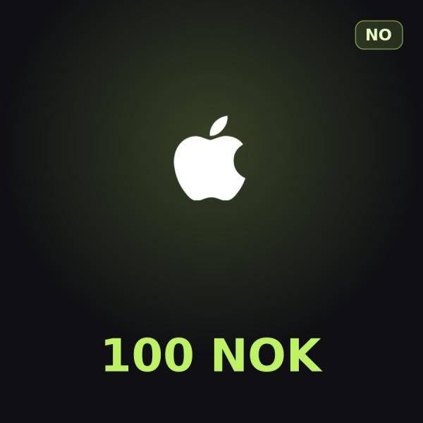 Подарочная карта Apple на 100 крон для Норвегии