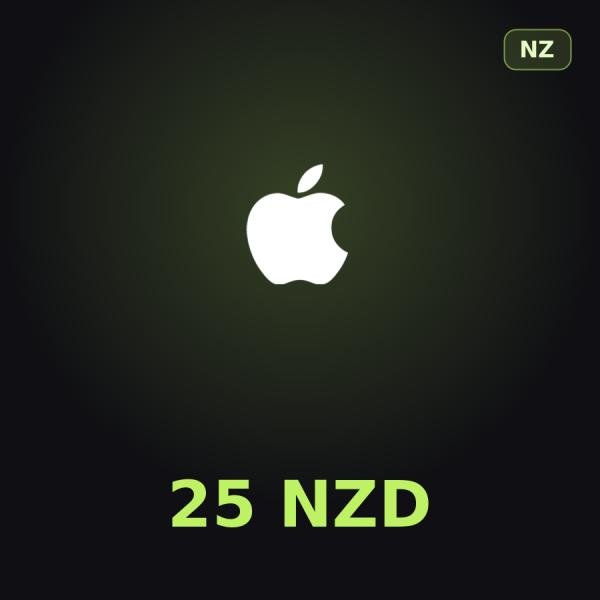 Подарочная карта Apple на 25 долларов для Новой Зеландии