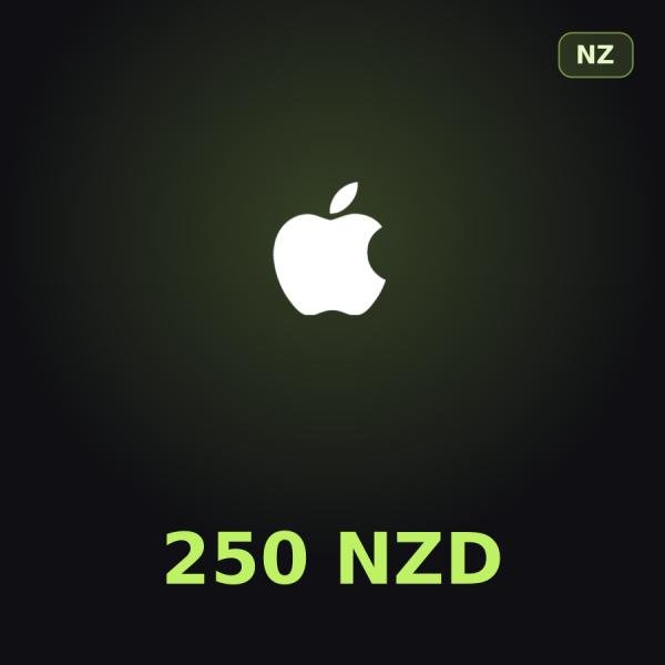Подарочная карта Apple на 250 долларов для Новой Зеландии