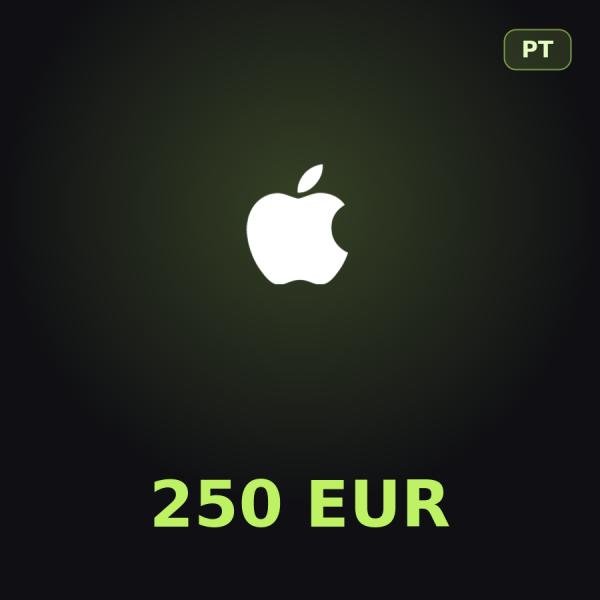 Подарочная карта Apple на 250 евро для Португалии