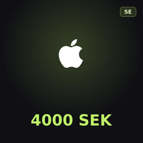 Подарочная карта Apple на 4 000 крон для Швеции