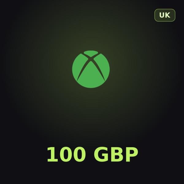 Купить подарочную карту Xbox 100 GBP — пополнение аккаунта в Великобритании быстро и недорого.