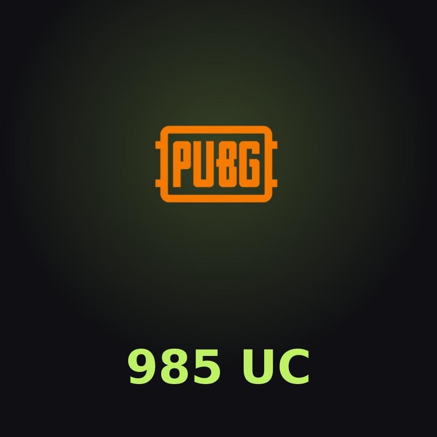 PUBG Mobile 985 UC