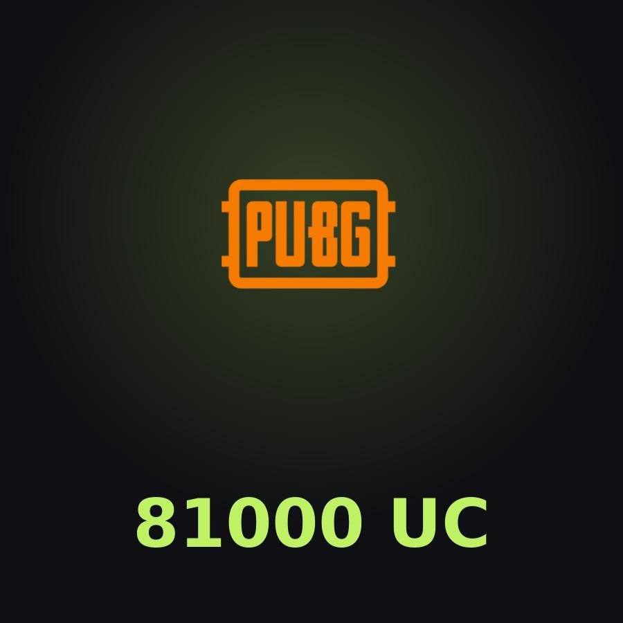 PUBG Mobile 81000 UC