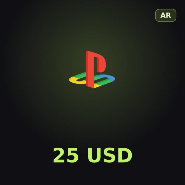 Подарочная карта PSN 25 USD (Аргентина)