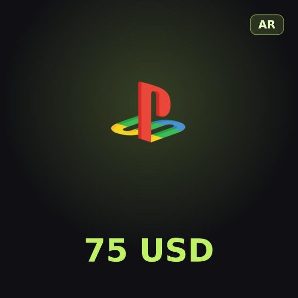 Подарочная карта PSN 75 USD (Аргентина)