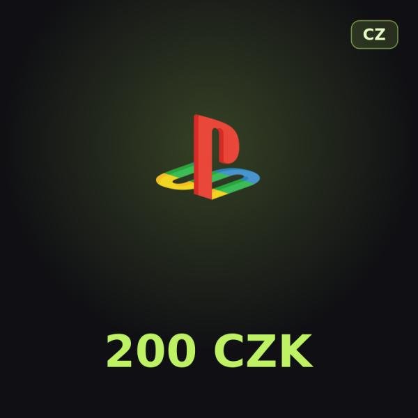 Подарочная карта PSN 200 CZK (Чехия)
