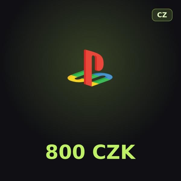 Подарочная карта PSN 800 CZK (Чехия)