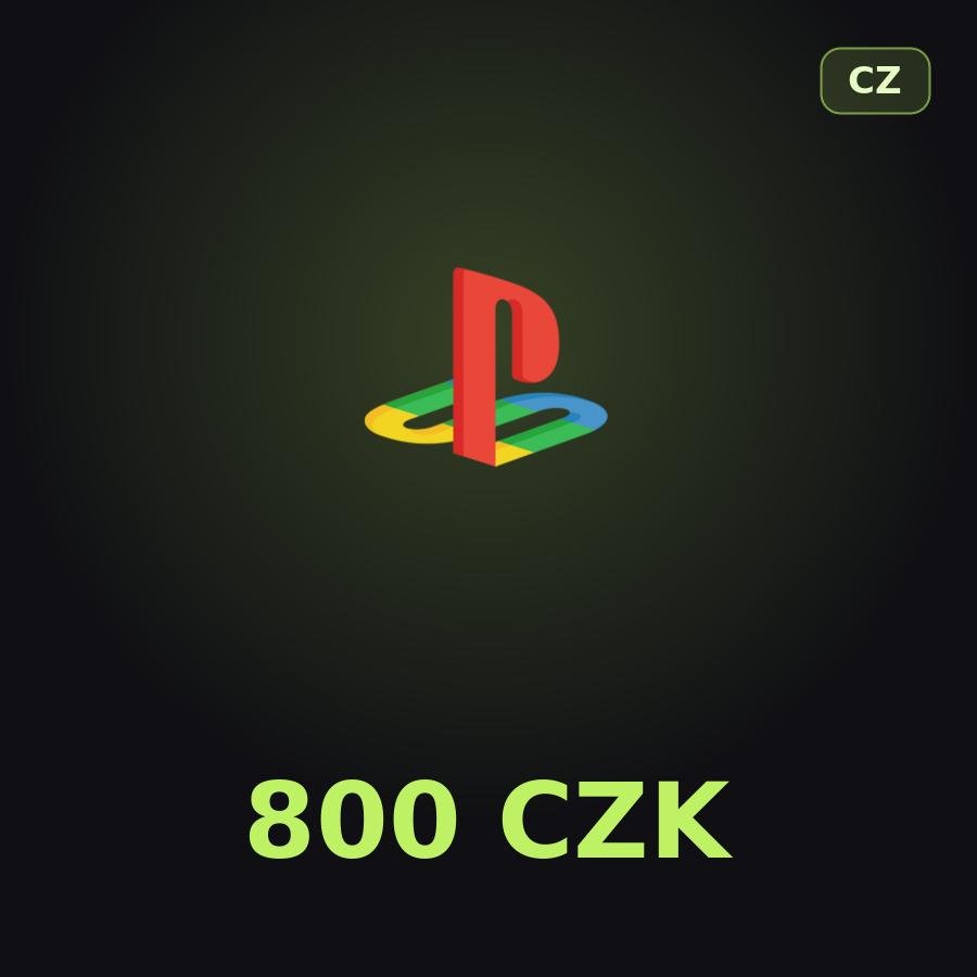 Подарочная карта PSN 800 CZK (Чехия)
