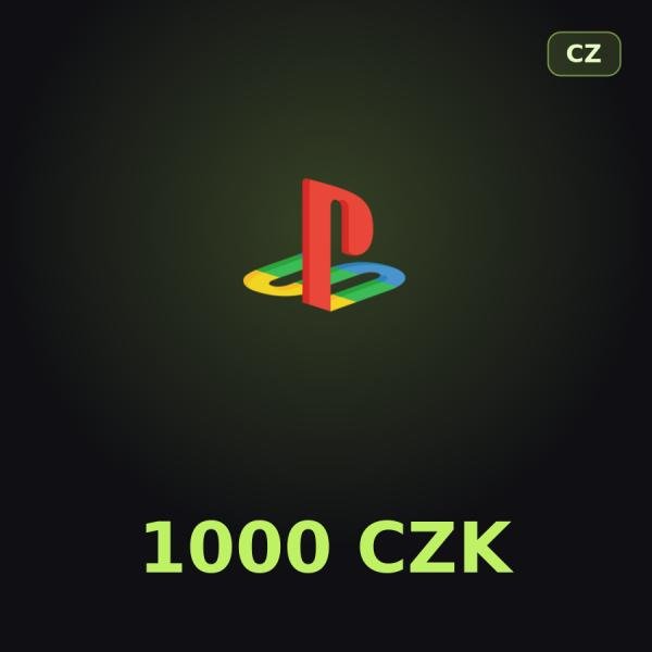 Подарочная карта PSN 1000 CZK (Чехия)