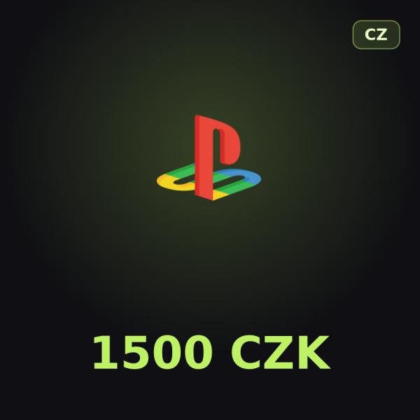 Подарочная карта PSN 1500 CZK (Чехия)