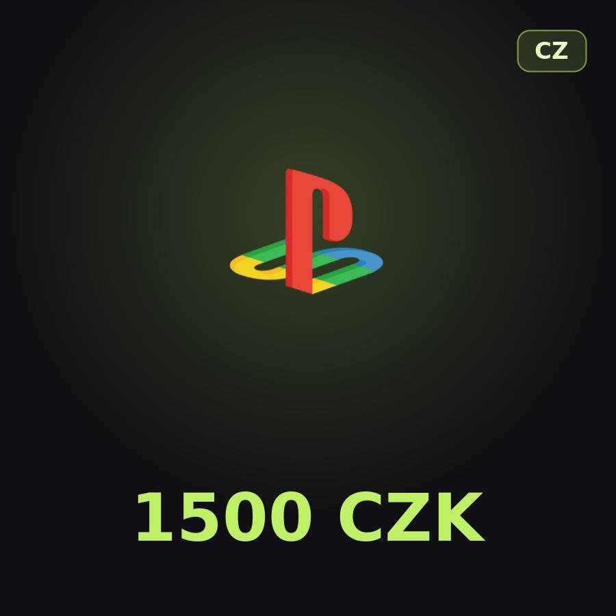 Подарочная карта PSN 1500 CZK (Чехия)