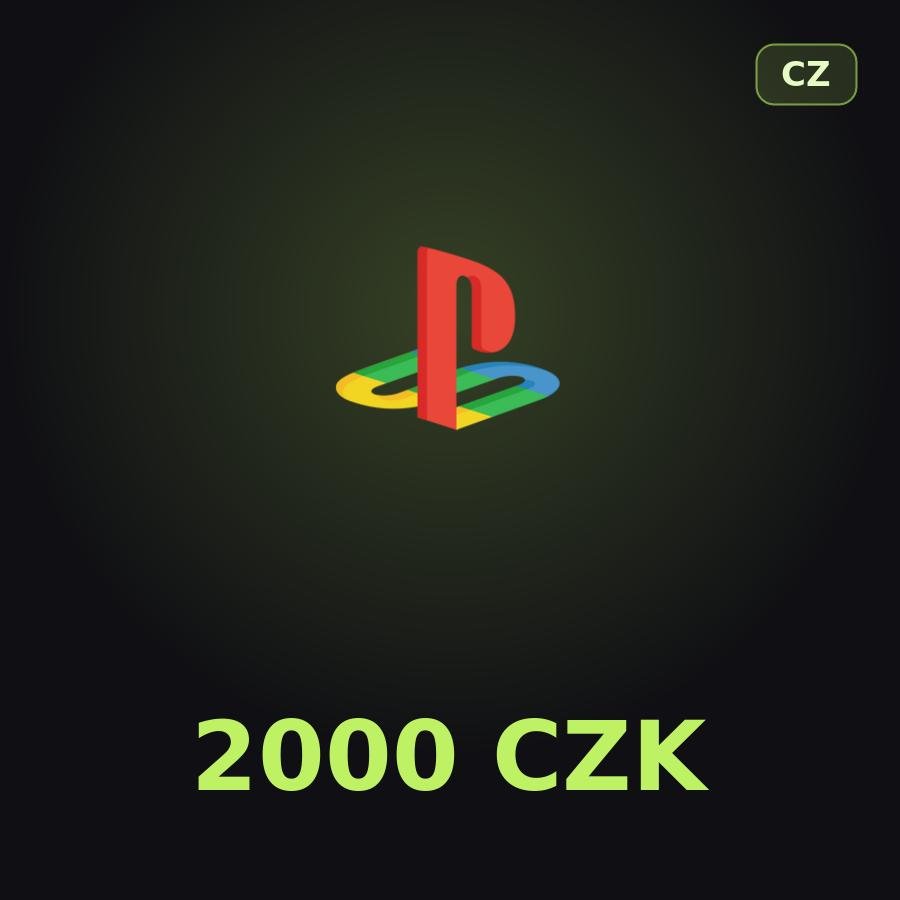 Подарочная карта PSN 2000 CZK (Чехия)
