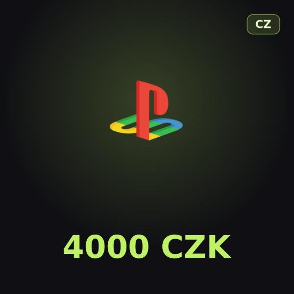 Подарочная карта PSN 4000 CZK (Чехия)