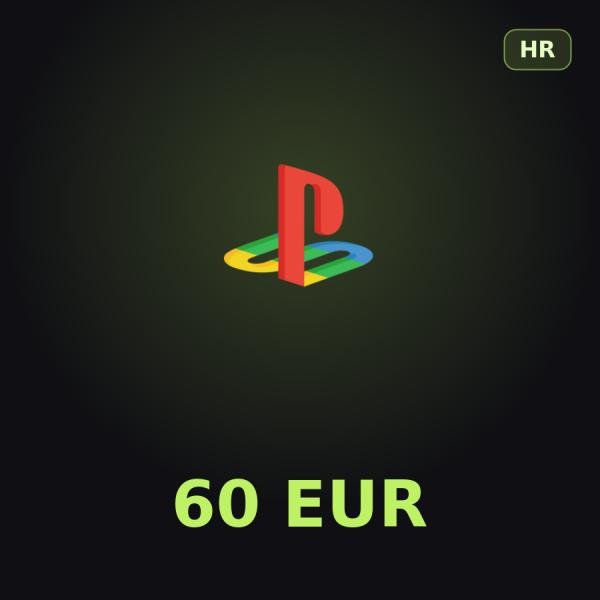 Подарочная карта PSN 60 EUR (Хорватия)