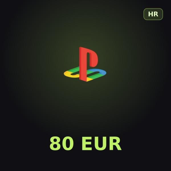 Подарочная карта PSN 80 EUR (Хорватия)