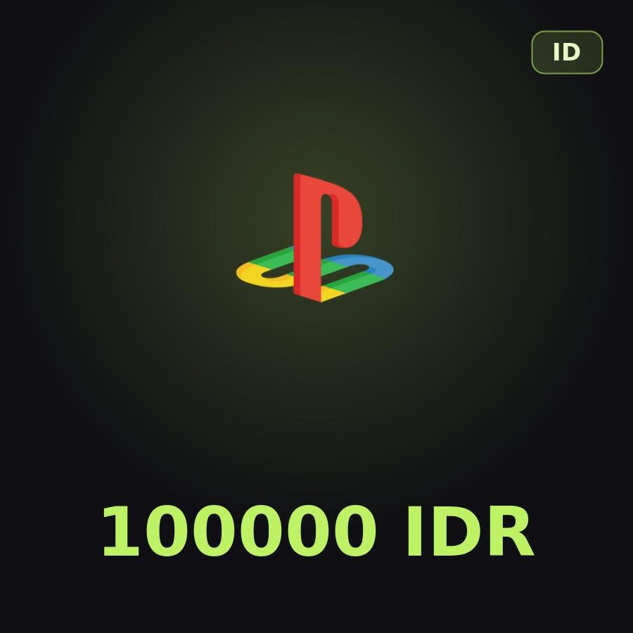 Подарочная карта PSN 100000 IDR (Индонезия)
