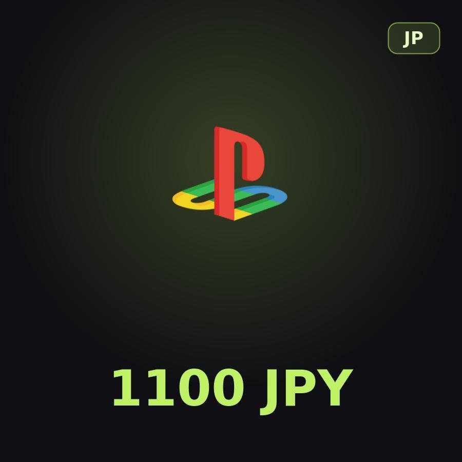 Подарочная карта PSN 1100 JPY (Япония)