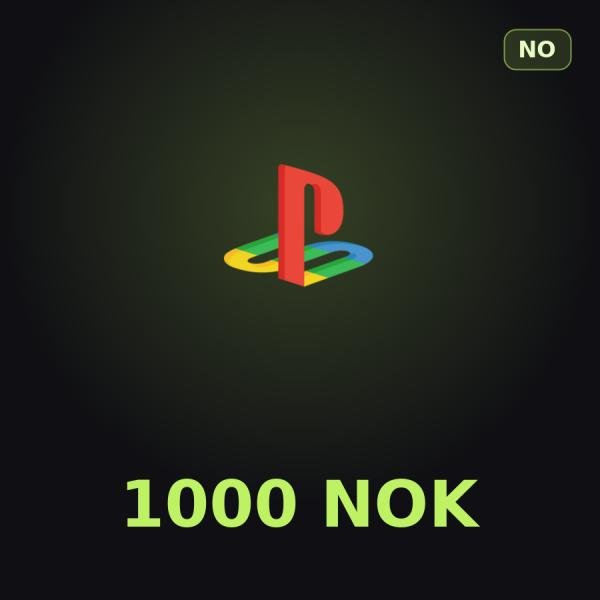 Подарочная карта PSN 1000 NOK (Норвегия)