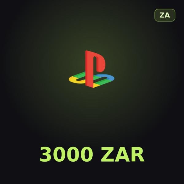 Подарочная карта PSN 3000 ZAR (ЮАР)