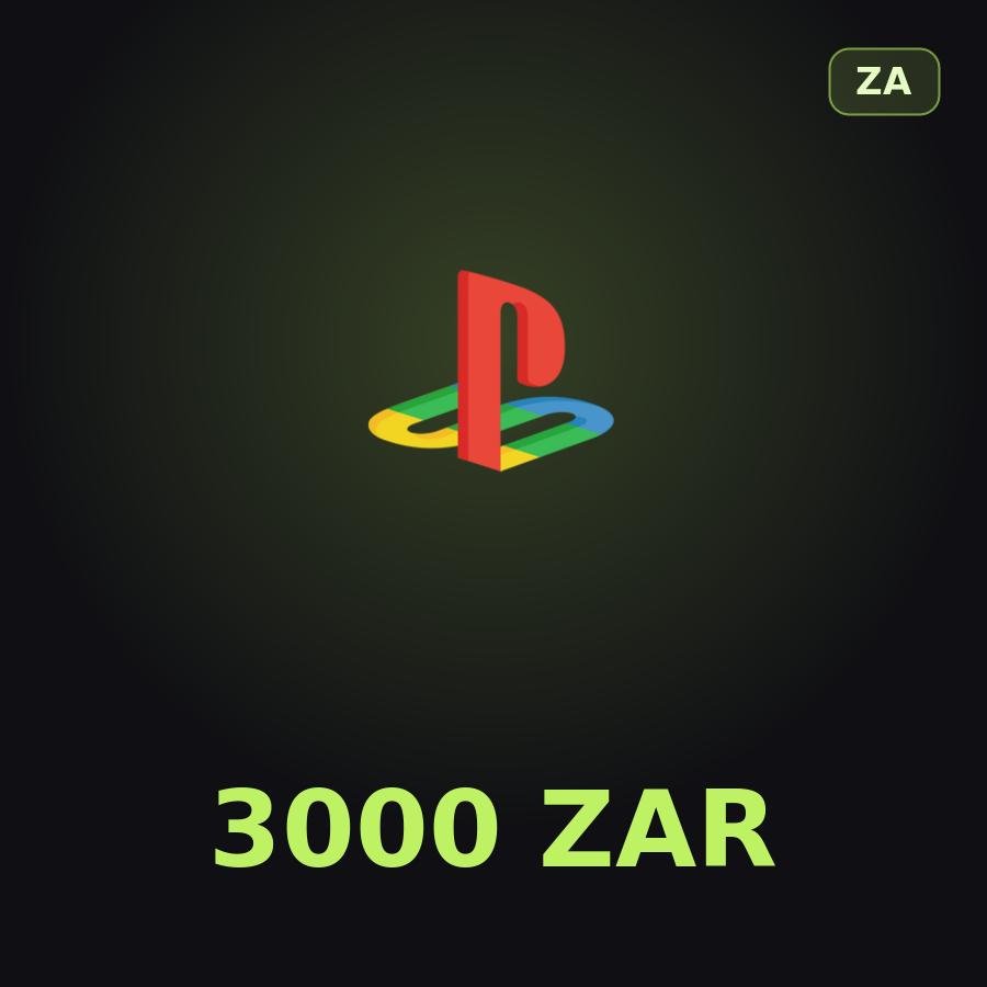 Подарочная карта PSN 3000 ZAR (ЮАР)
