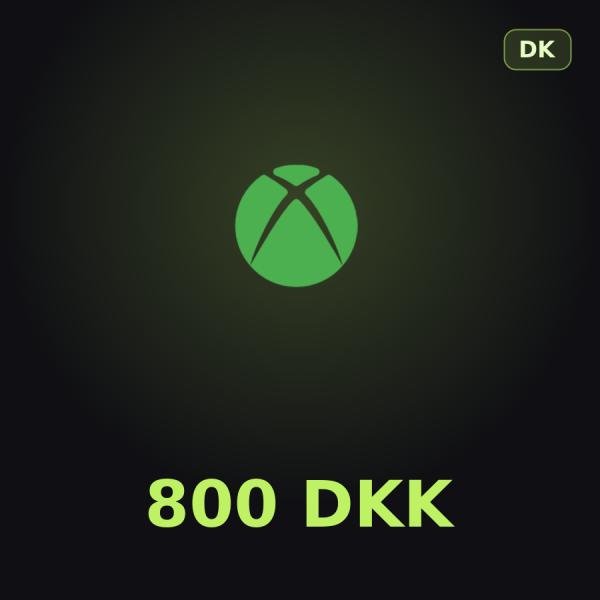 Купить подарочную карту Xbox 800 DKK для аккаунта в регионе Дания