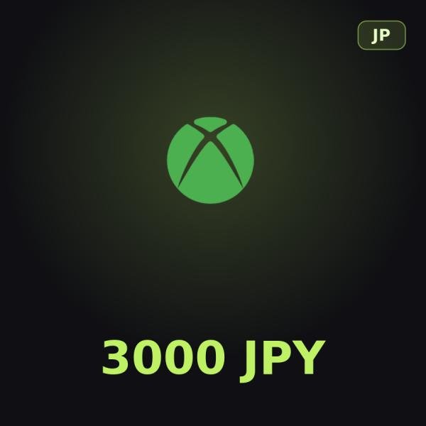 Купить подарочную карту Xbox 3000 JPY для аккаунта в регионе Япония