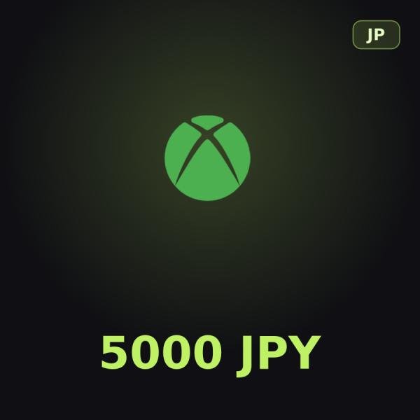 Купить подарочную карту Xbox 5000 JPY для аккаунта в регионе Япония