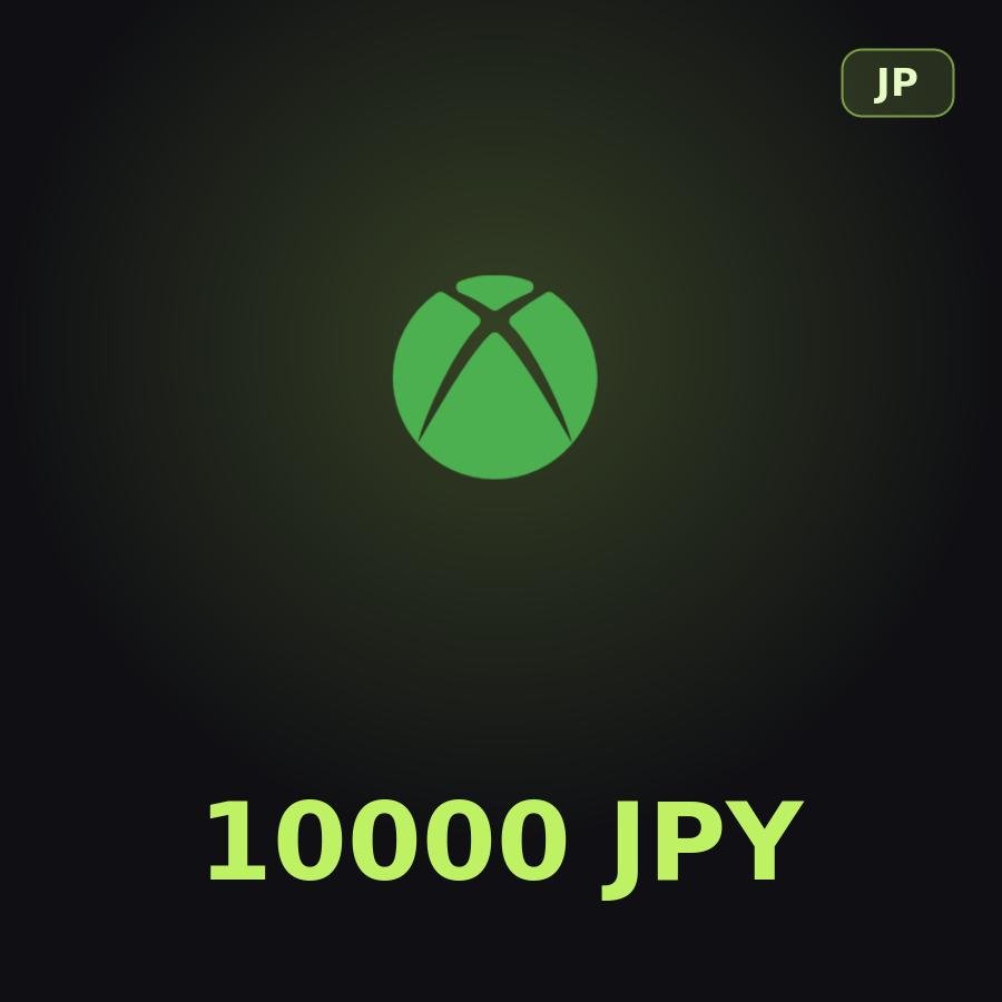 Купить подарочную карту Xbox 10000 JPY для аккаунта в регионе Япония