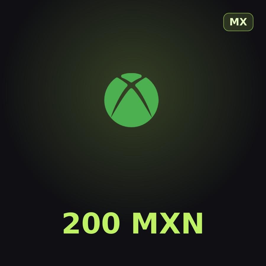 Купить подарочную карту Xbox 200 MXN для аккаунта в регионе Мексика