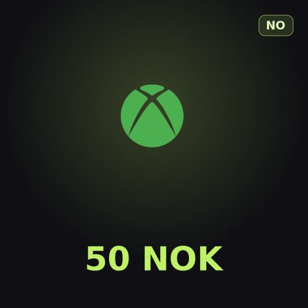 Купить подарочную карту Xbox 50 NOK для аккаунта в регионе Норвегия