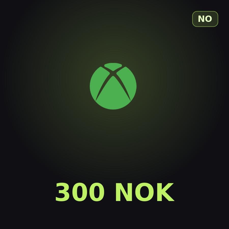 Купить подарочную карту Xbox 300 NOK для аккаунта в регионе Норвегия