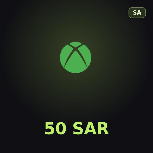Купить подарочную карту Xbox 50 SAR для аккаунта в регионе Саудовская Аравия